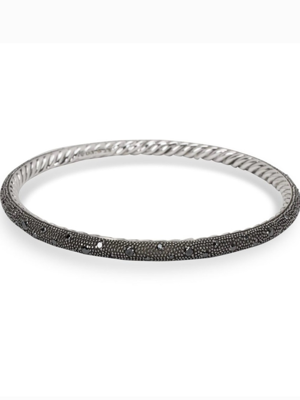 David Yurman Melange Black Diamond Bangle